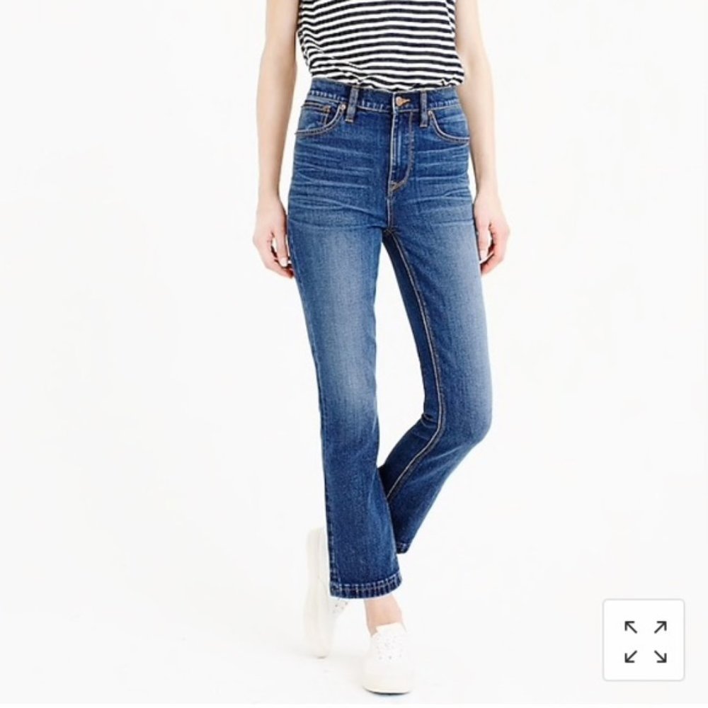 J. Crew Billie Demi Boot Denim